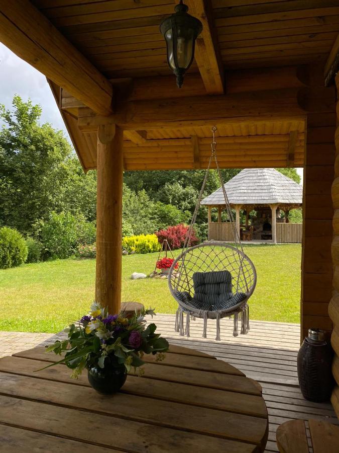 Brivdienu Maja Ar Pirti "Strautkalni" Ieriki Kültér fotó